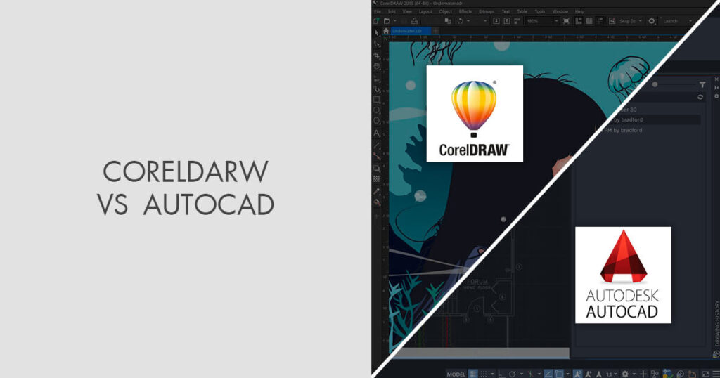 CorelDraw frente a AutoCAD